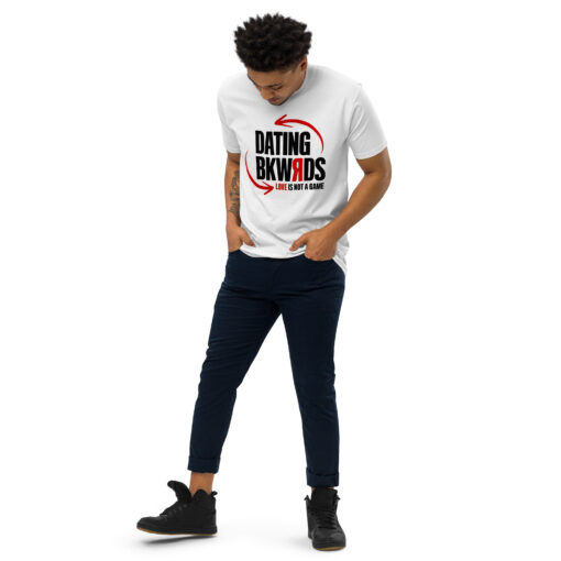 Dating Backwards Tee (Black Letters) - Image 2